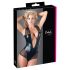 Cottelli - skinnende netbodysuit (sort)