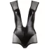 Cottelli - netbody - gennemsigtig skinnende - sort