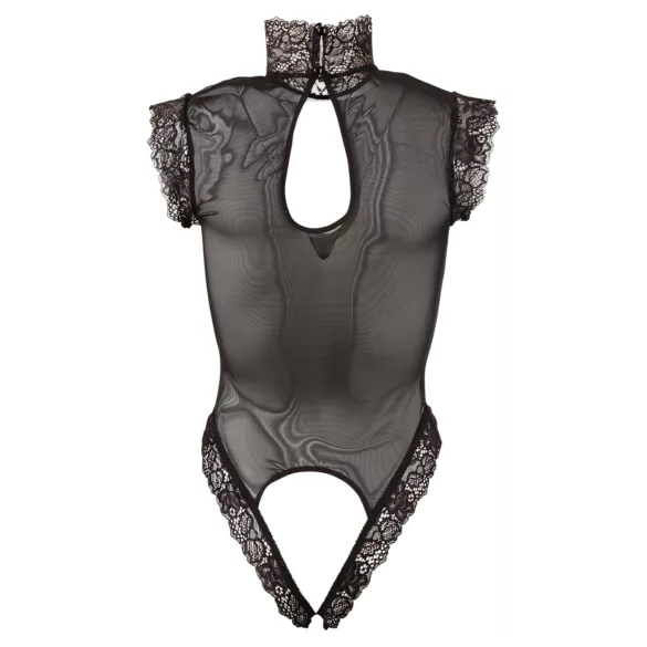 Abierta Fina - blondebody - frækt design - sort - XL
