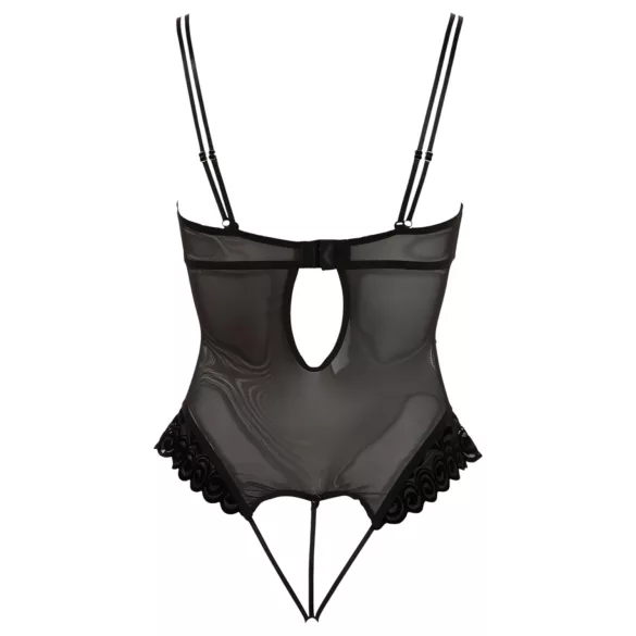 Cottelli - bodystocking - blød elastisk - sort