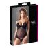 Cottelli - Blød og justerbar body (sort) - 85C/L