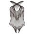 NO:XQSE - blomsterhalterneck, net body - sort (S-L)