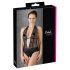 Cottelli - Blonder, halsrem bodystocking (sort)