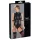 Cottelli Bondage - body uden ærmer og håndjern - wetlook - sort - XL