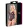 Cottelli - Sort blonder & perler bodysuit med åbning - L