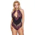Cottelli Plus Size - blondebody - plus size - sort/lilla - 3XL