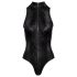 Cottelli Party - Sort kropsnær snake-mønstret bodystocking