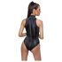 Cottelli Party - Sort kropsnær snake-mønstret bodystocking - M