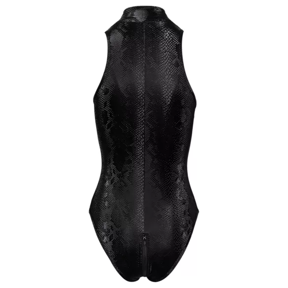 Cottelli Party - body med slangeskindsmønster - sort - M
