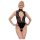 Abierta Fina - sexet sort blondebody med rhinestones