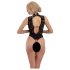 Abierta Fina - sexet sort blondebody med rhinestones