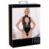 Abierta Fina - sexet sort blondebody med rhinestones