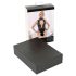 Abierta Fina - sexet sort blondebody med rhinestones