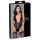Cottelli Bondage - body med halsbånd - blonde - sort - L