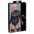 Cottelli Bondage Plus Size - Blondeærme bodystocking (sort)