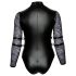 Cottelli Bondage Plus Size - Blondeærme bodystocking (sort)