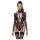 Cottelli - gennemsigtig stroppet bodystocking (sort)