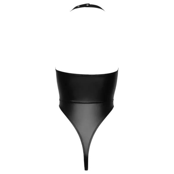 Cottelli Party - bodysuit med halsbånd - blank - sort - M