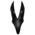 Cottelli Party - skinnende halterneck bodysuit (sort) - L