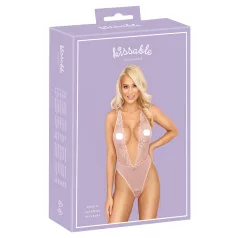 Kissable - blonde bodystocking - pink - L/XL