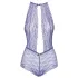 Kissable - body med halsbånd - blonde - lilla - L/XL