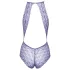 Kissable - body med halsbånd - blonde - lilla - L/XL