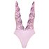 Kyssebar - body med rosé broderi (pink)