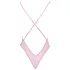 Kissable - body med blonder og broderi - pink - L/XL