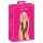 Kissable - pink broderet krop (sort) - L/XL
