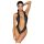 Cottelli Party - Sort kropsnær bodysuit med krave - M/L