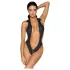 Cottelli Party - body med krave - sort - M/L