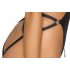 Cottelli Party - Sort kropsnær bodysuit med krave - M/L