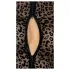 Noir - leopardmønstret langærmet body (sort)