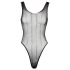 Cottelli - Sort mesh body med strass (S-L)