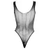 Cottelli - netbody med rhinsten - sort - S-L