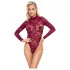 Cottelli - gennemsigtig blonde body (rød) - L