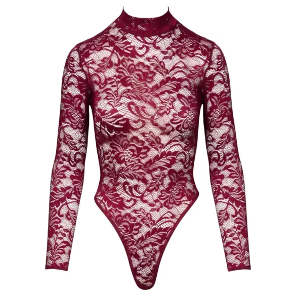 Cottelli - gennemsigtig blonde body (rød) - L