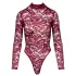 Cottelli - gennemsigtig blonde body (rød) - L