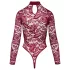 Cottelli - gennemsigtig blonde body (rød) - L