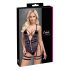 Cottelli - Åben strappy sexbody (sort)