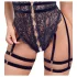 Cottelli - åben seksuel body med stropper - sort - M