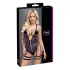 Cottelli - åben seksuel body med stropper - sort - M