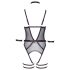Cottelli Bondage - Åben body & armmanchet (sort)