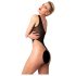 Noir - gennemsigtig bodysuit (sort) - M