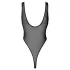 Noir - gennemsigtig bodystocking (sort) - XL