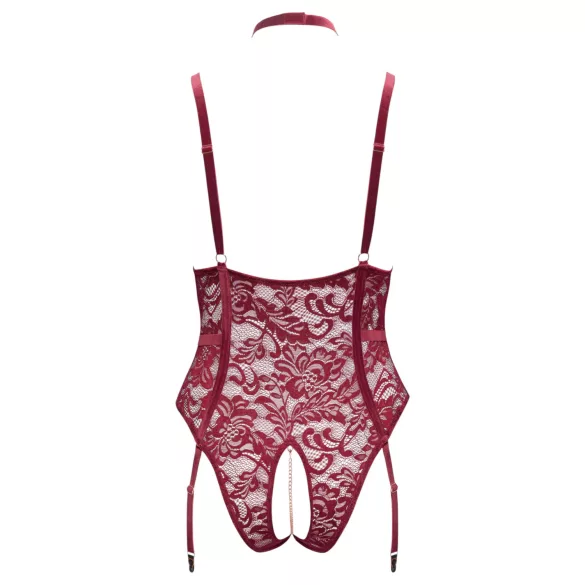 Cottelli Curves - blondebody med kæde - rød