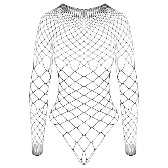 Cottelli - åben body med strassten - sort - S-L