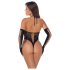 Cottelli - sort body med handsker - S-L