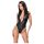 Cottelli - skinnende bodystocking (sort)