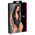 Cottelli - skinnende bodystocking (sort)
